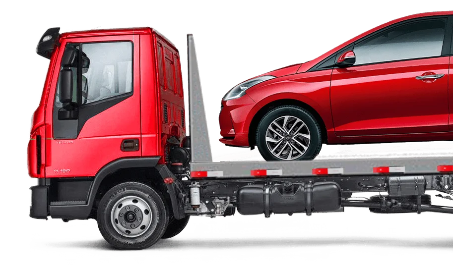 Guincho profissional pronto para atendimento